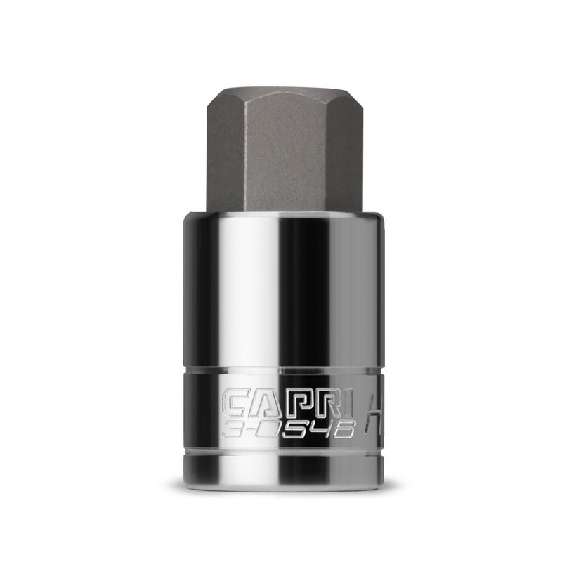 Capri Tools أداة كابري 3-0546 مقبس بت سداسي 19 مم، 1/2 بوصة، مقياس - Image 1